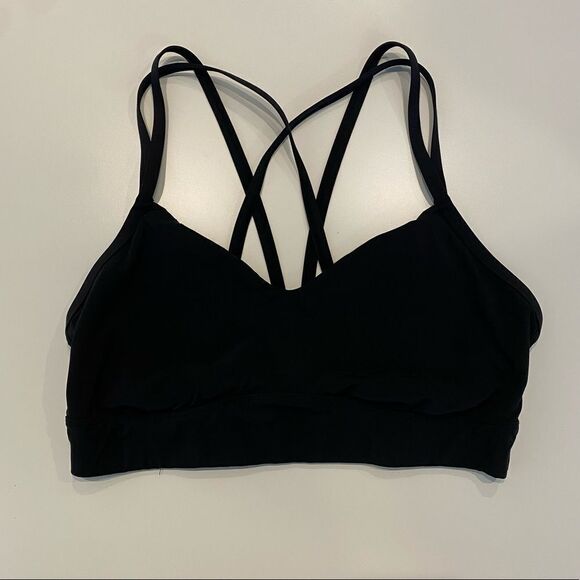 Target All In Motion Black Sport Bra Workout Movement Comfortable Bra Top - Picture 2 of 4